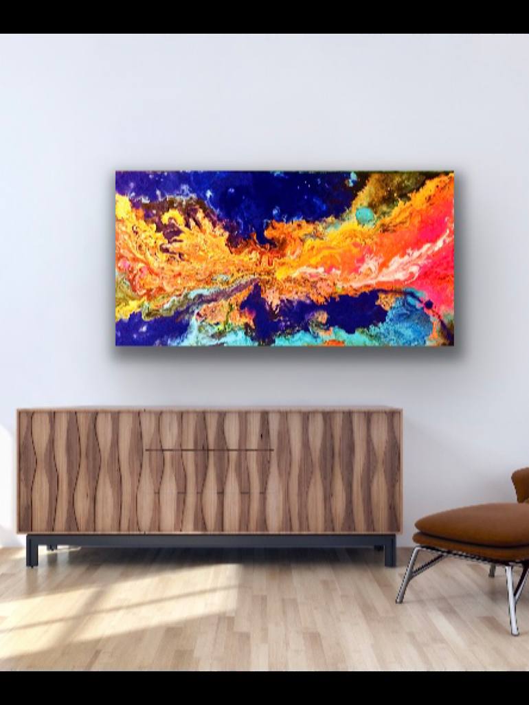 Original Abstract Painting by Sally Oasis 