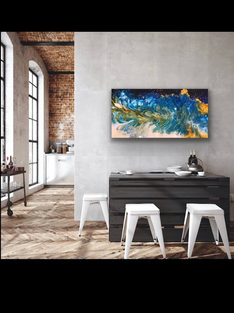 Original Abstract Painting by Sally Oasis 