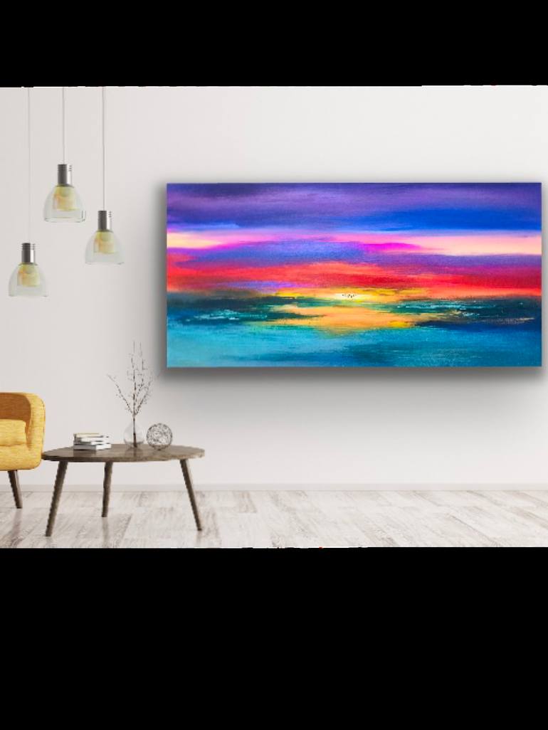 Original Abstract Painting by Sally Oasis 