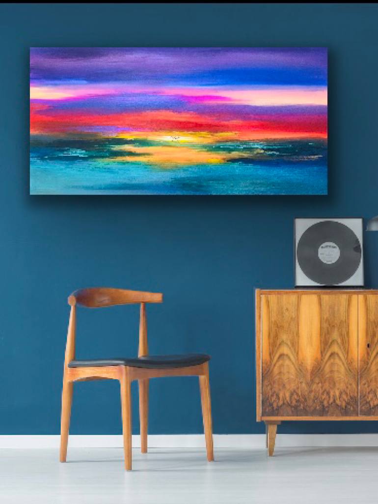 Original Abstract Painting by Sally Oasis 