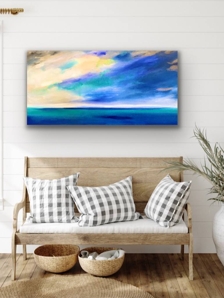 Original Abstract Painting by Sally Oasis 