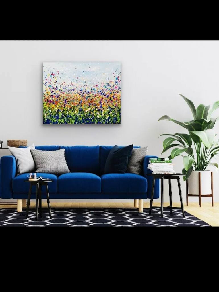 Original Abstract Painting by Sally Oasis 