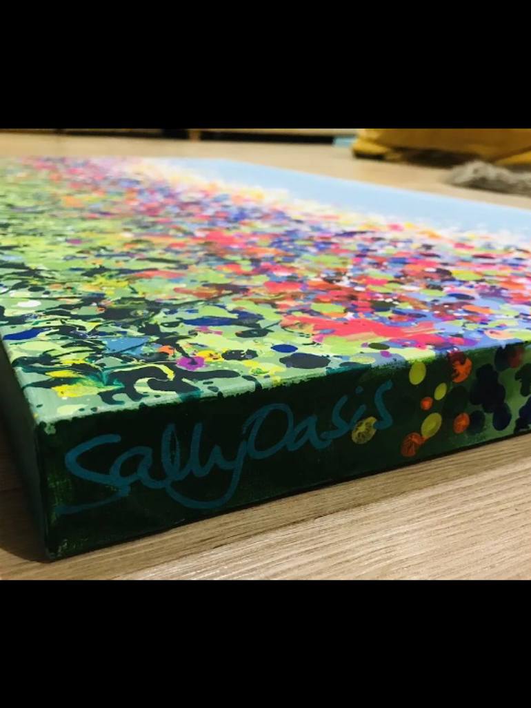 Original Abstract Painting by Sally Oasis 