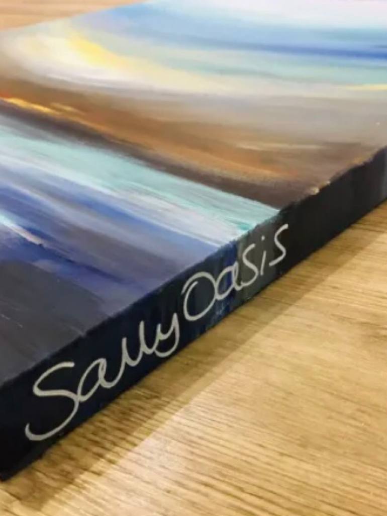 Original Expressionism Abstract Painting by Sally Oasis 