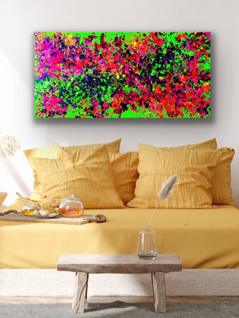 Original Impressionism Abstract Painting by Sally Oasis 