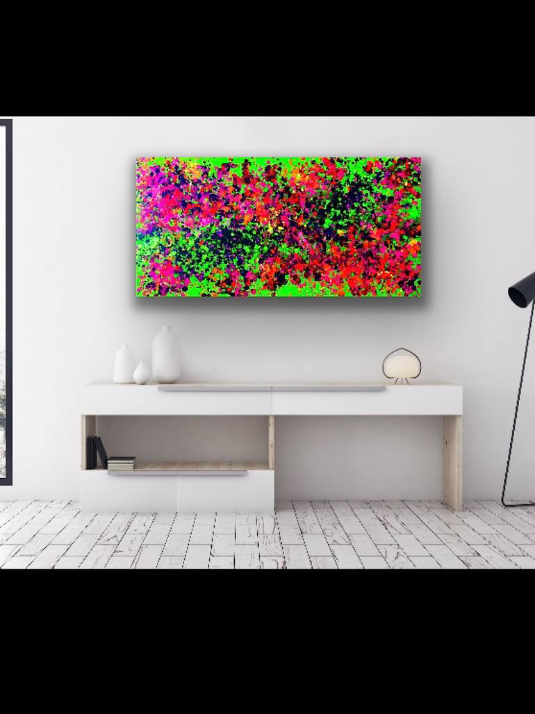 Original Impressionism Abstract Painting by Sally Oasis 