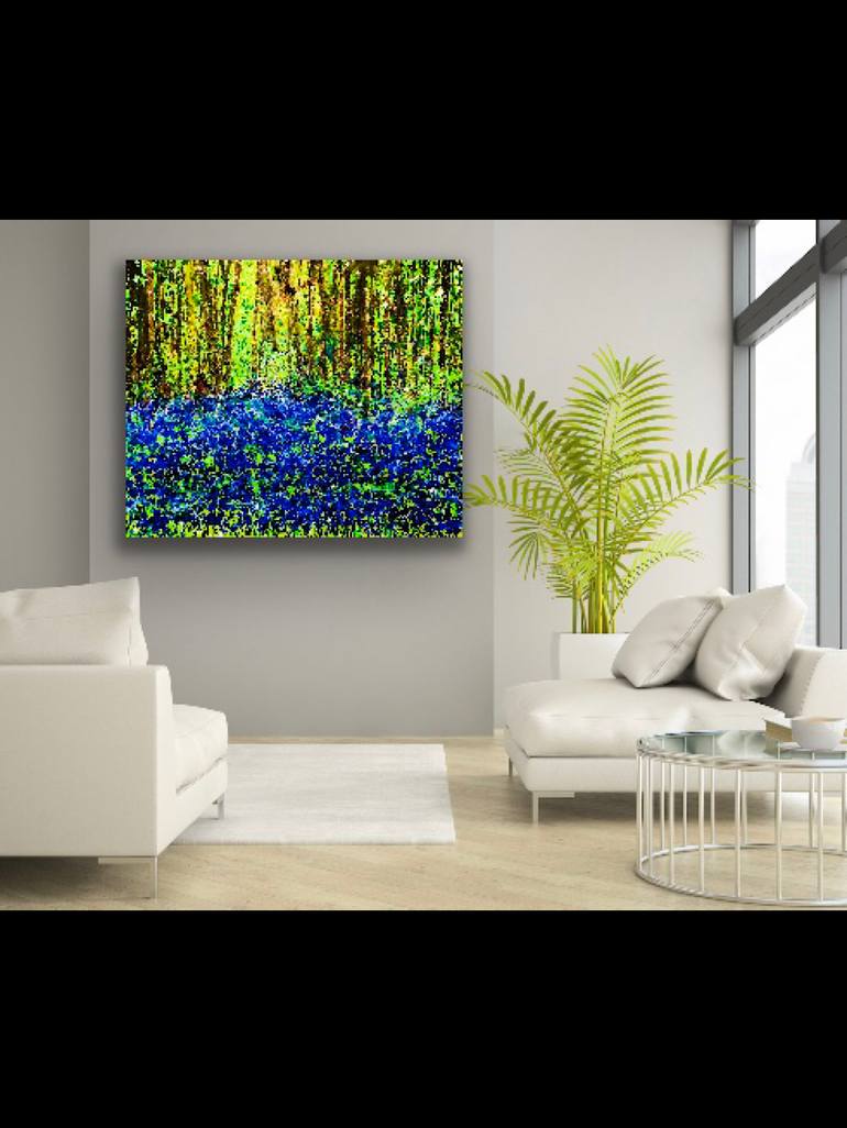 Original Fine Art Abstract Painting by Sally Oasis 