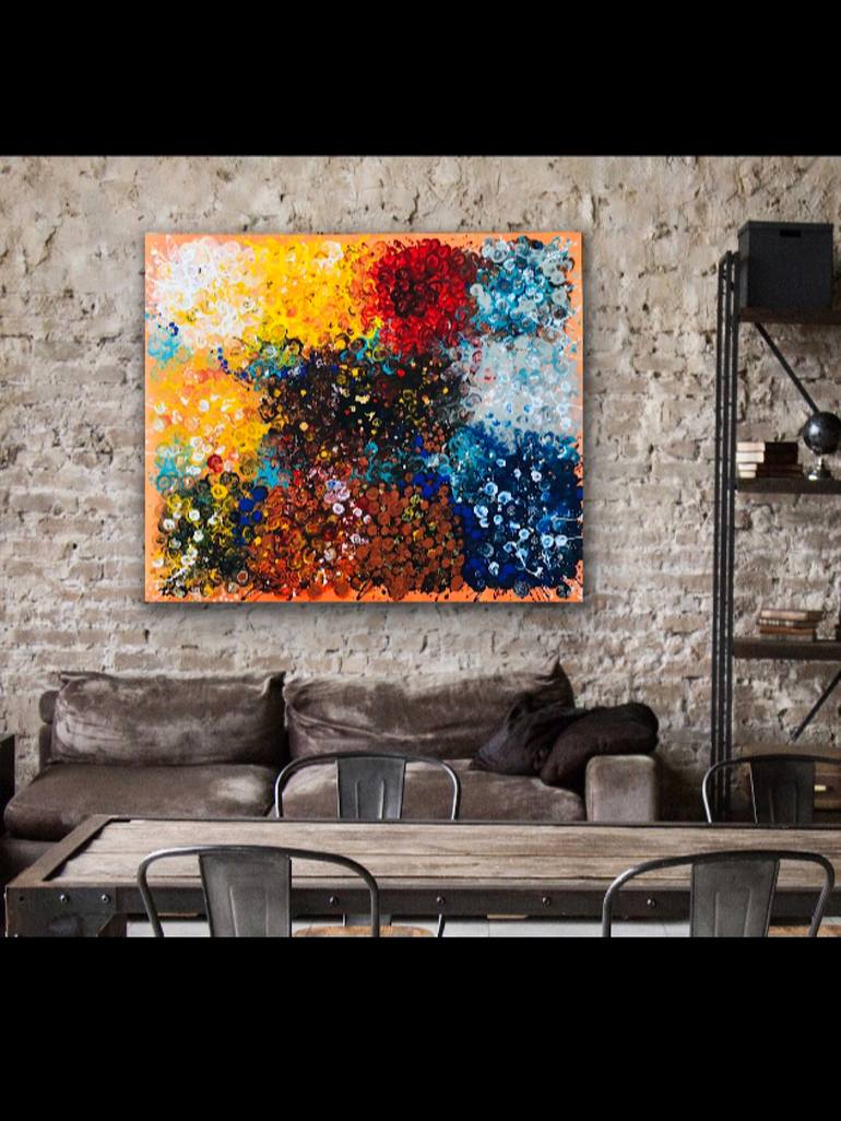 Original Abstract Painting by Sally Oasis 