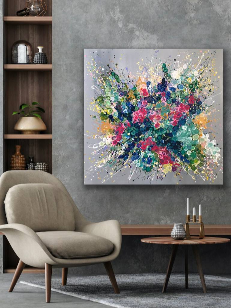 Original Abstract Painting by Sally Oasis 