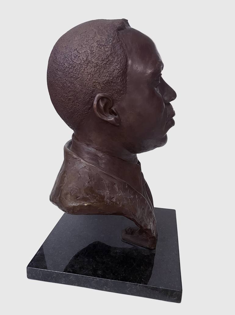 Original Portraiture People Sculpture by Denisa Prochazka