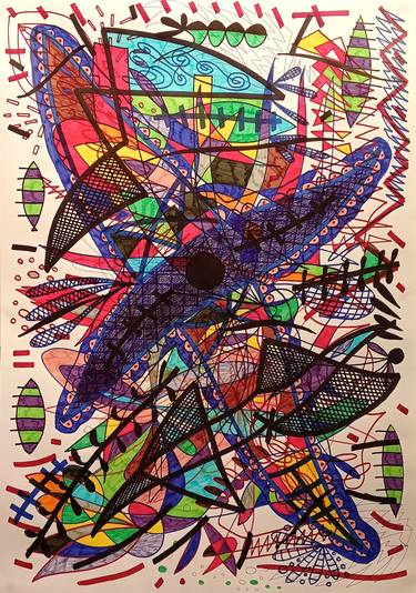 Original Abstract Drawings by Juan Gonzalez Iglesias