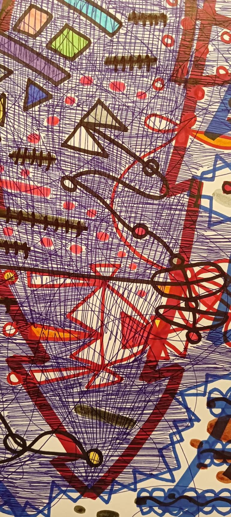 Original Abstract Drawing by Juan Gonzalez Iglesias