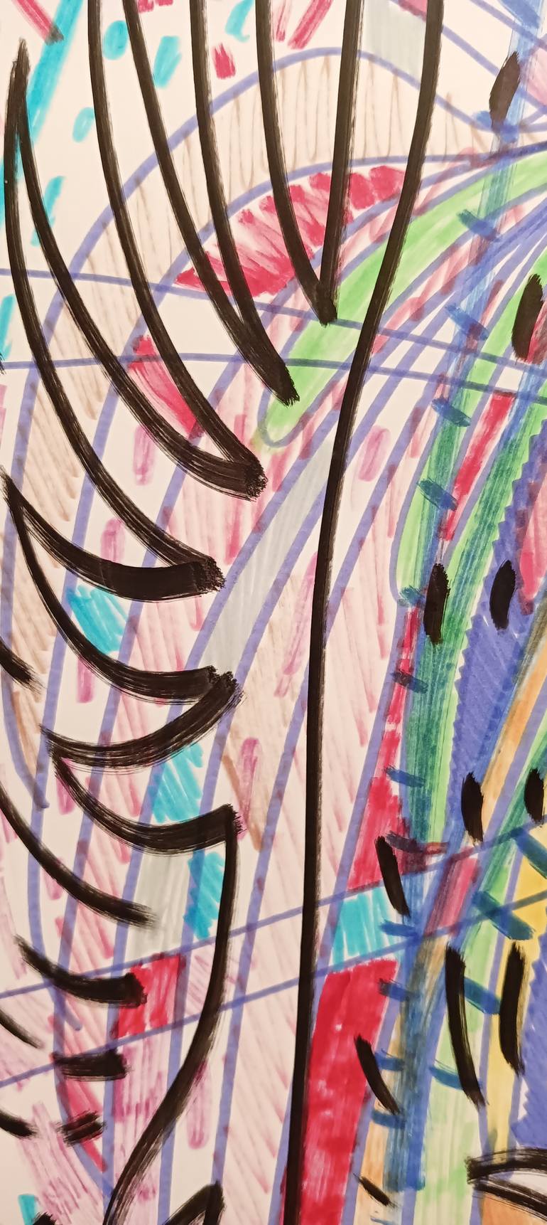 Original Abstract Expressionism Abstract Painting by Juan Gonzalez Iglesias