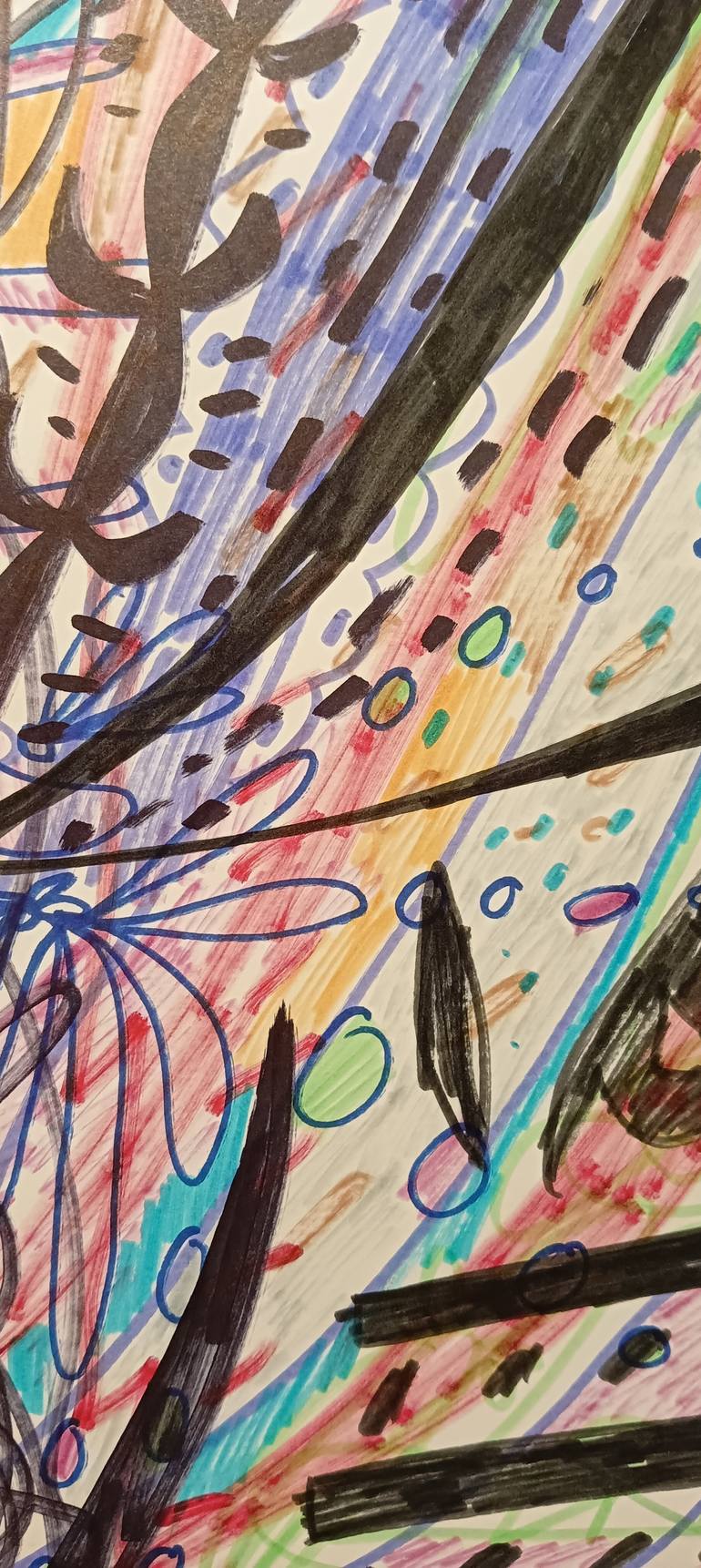 Original Abstract Expressionism Abstract Painting by Juan Gonzalez Iglesias