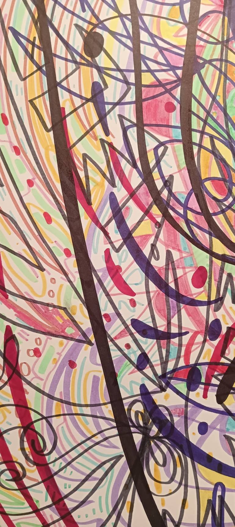 Original Abstract Expressionism Abstract Painting by Juan Gonzalez Iglesias