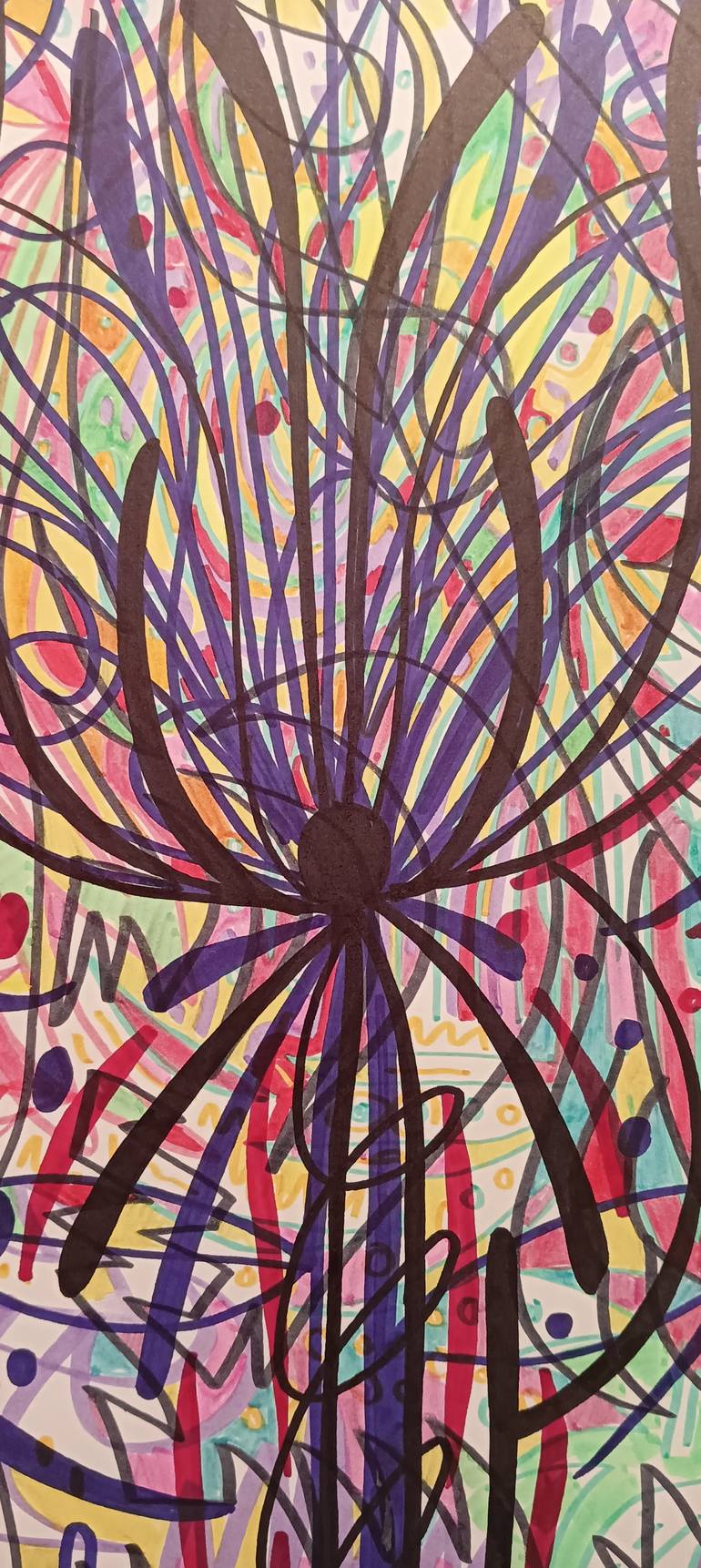 Original Abstract Expressionism Abstract Painting by Juan Gonzalez Iglesias
