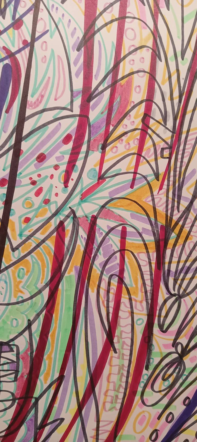 Original Abstract Expressionism Abstract Painting by Juan Gonzalez Iglesias