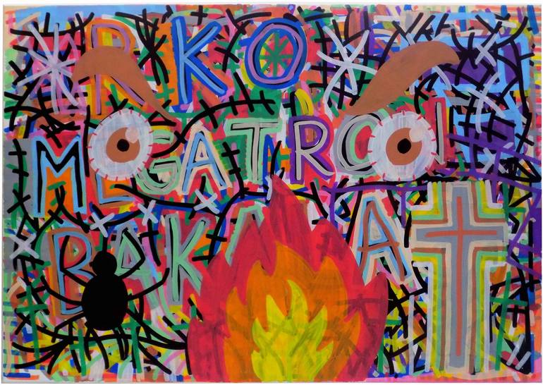 Original Abstract Pop Culture/Celebrity Paintings by Juan Gonzalez Iglesias