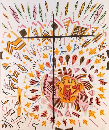 Original Abstract Religious Paintings by Juan Gonzalez Iglesias