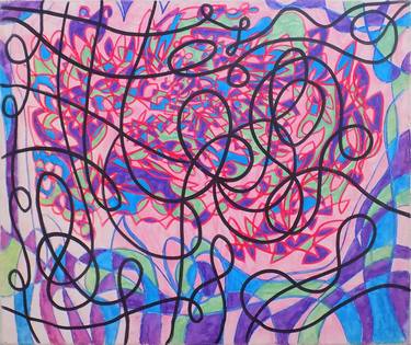 Original Abstract Expressionism Abstract Paintings by Juan Gonzalez Iglesias