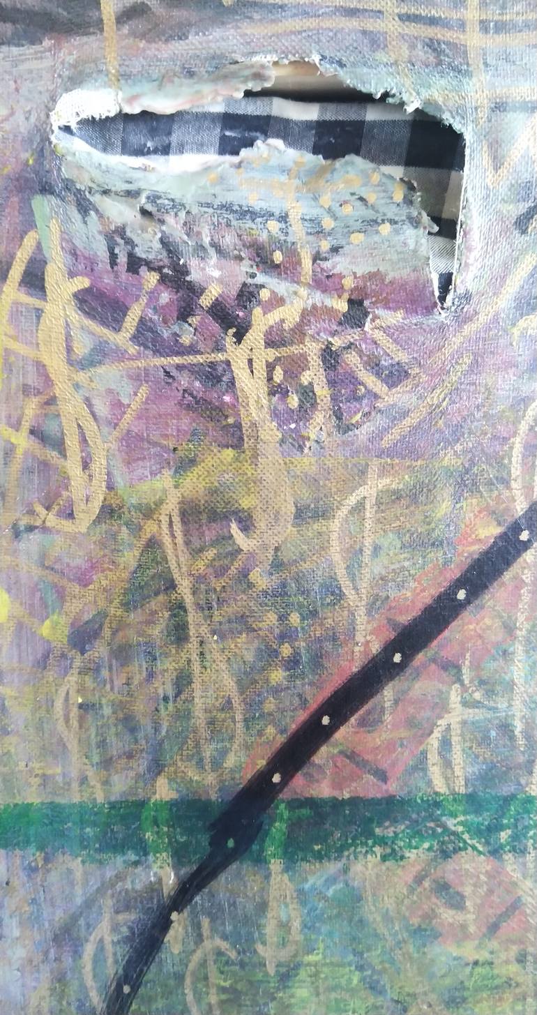 Original Abstract Expressionism Abstract Painting by Juan Gonzalez Iglesias