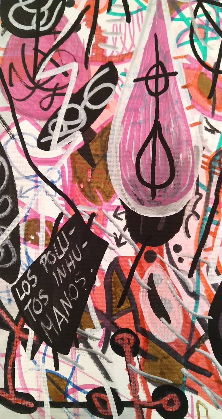 Original Abstract Religion Painting by Juan Gonzalez Iglesias
