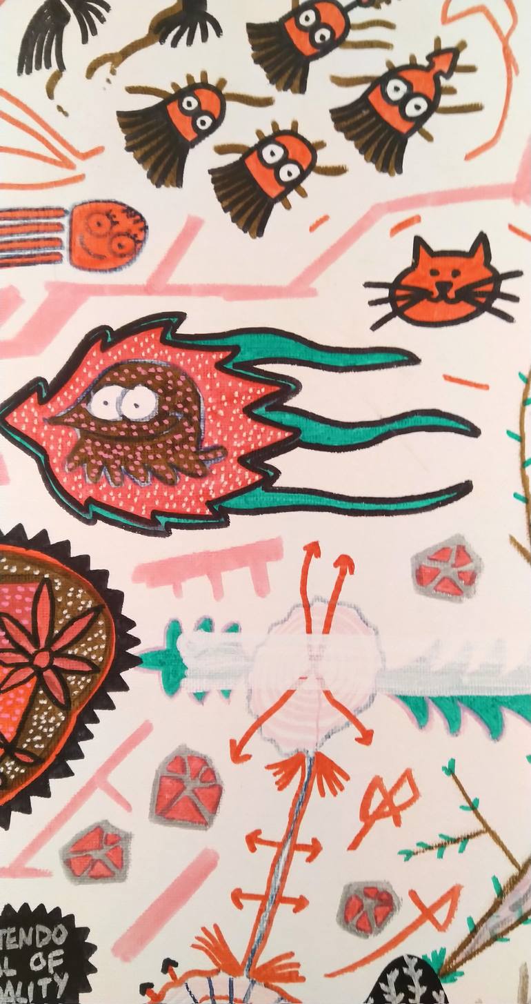 Original Abstract Religion Painting by Juan Gonzalez Iglesias