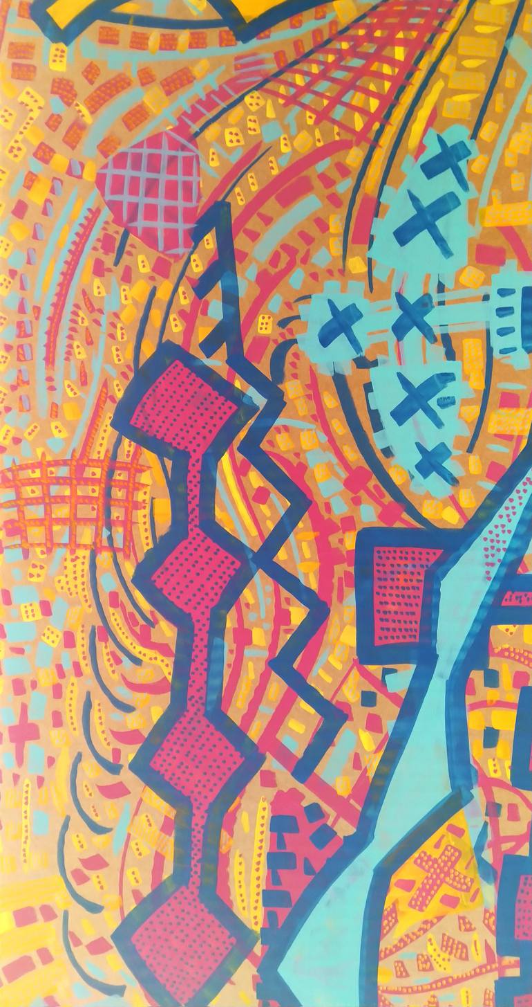 Original Abstract Pop Culture/Celebrity Painting by Juan Gonzalez Iglesias
