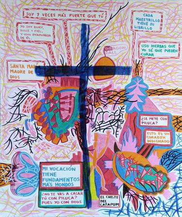 Original Abstract Religious Paintings by Juan Gonzalez Iglesias