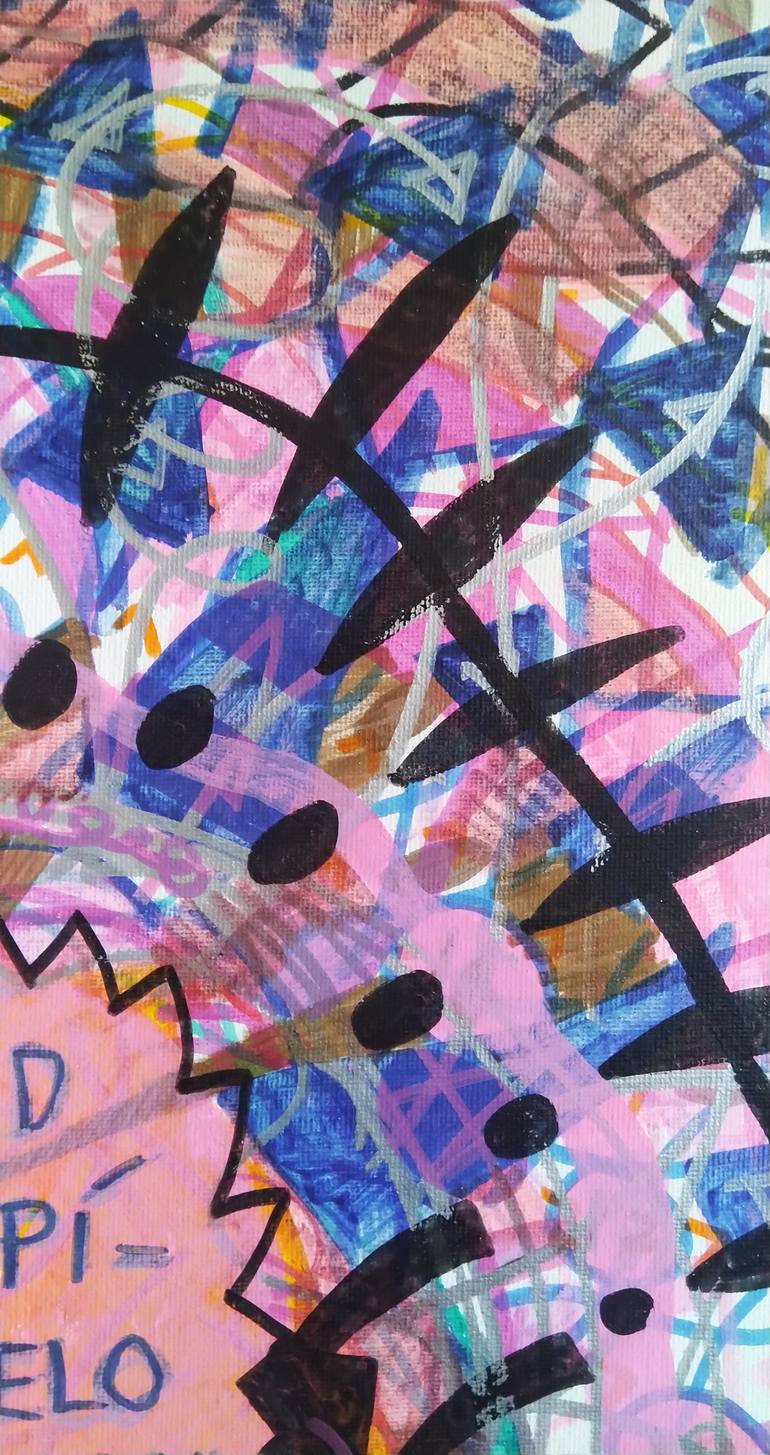 Original Abstract Expressionism Abstract Painting by Juan Gonzalez Iglesias