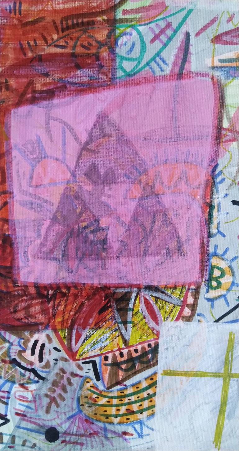 Original Abstract Religion Painting by Juan Gonzalez Iglesias