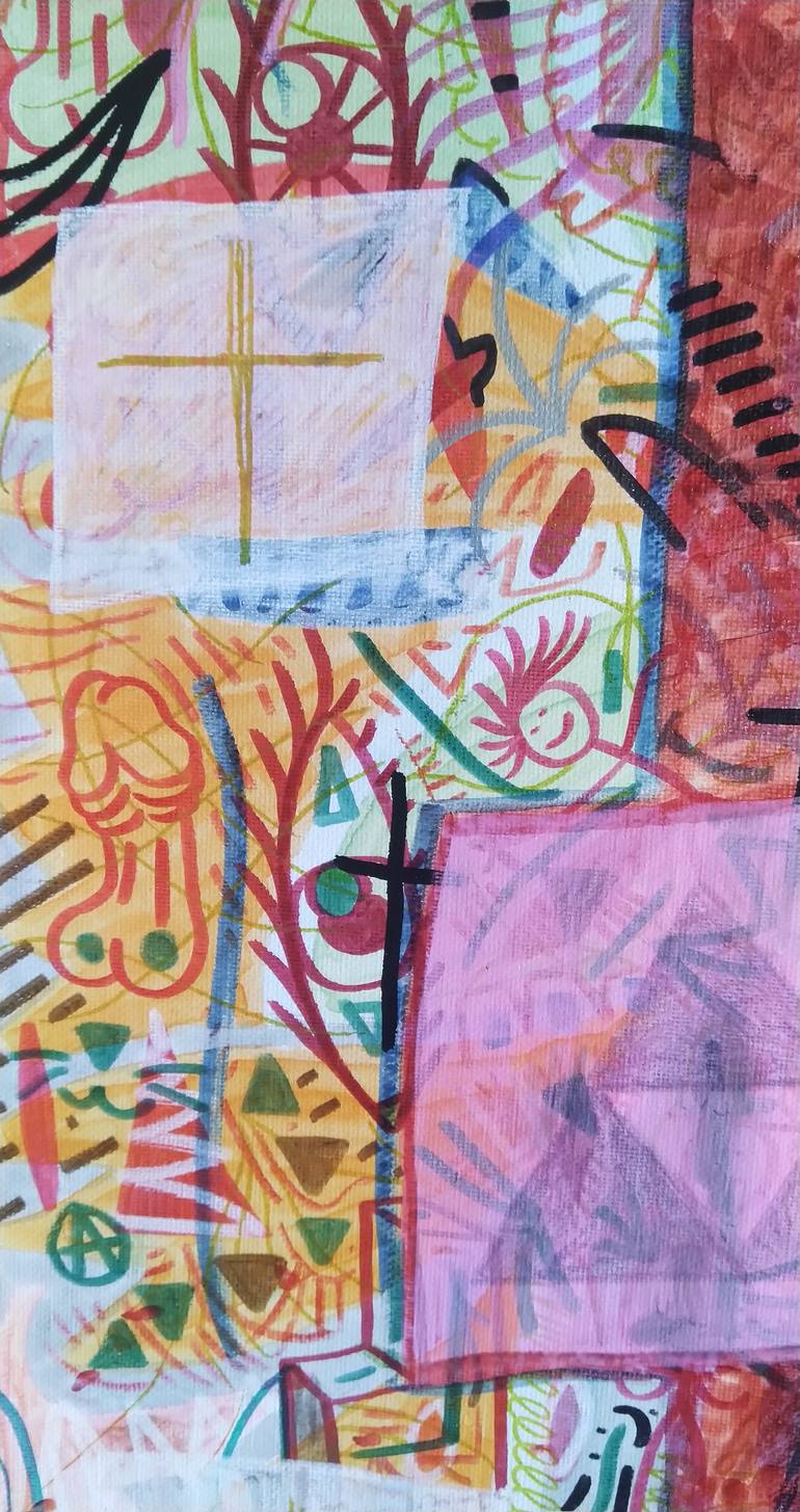Original Abstract Religion Painting by Juan Gonzalez Iglesias