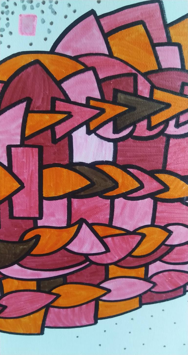 Original Abstract Religion Painting by Juan Gonzalez Iglesias