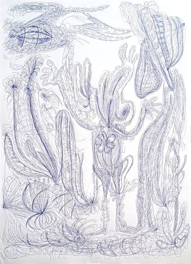 Original Expressionism Abstract Drawings by Juan Gonzalez Iglesias