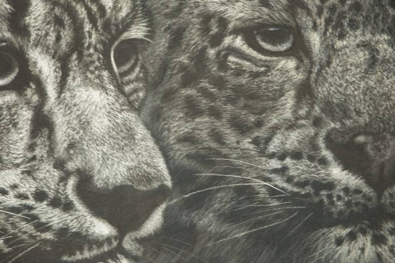 Original Photorealism Animal Painting by Elena Nesterova