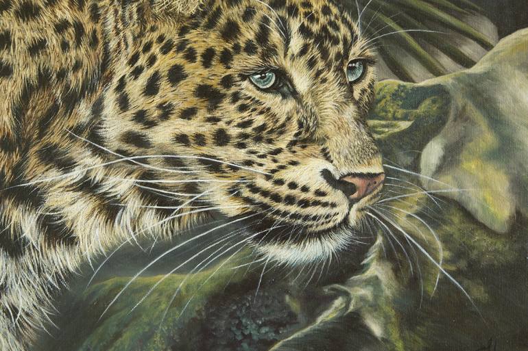 Original Fine Art Animal Painting by Elena Nesterova