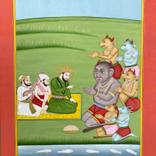 Early age of guru Nanak’s meeting with Dev loot and other demons by Aditya Saini