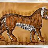 Tiger oil painting by Aditya Saini