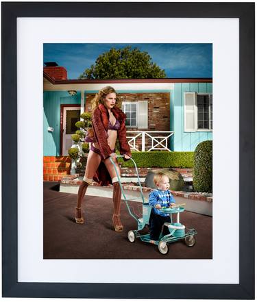 Woman with Stroller - Limited Edition of 25 thumb
