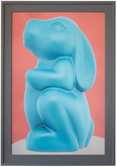 Rabbit on Blue - Limited Edition of 5 thumb