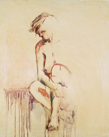 Original Figurative Women Painting by Irene Aranda