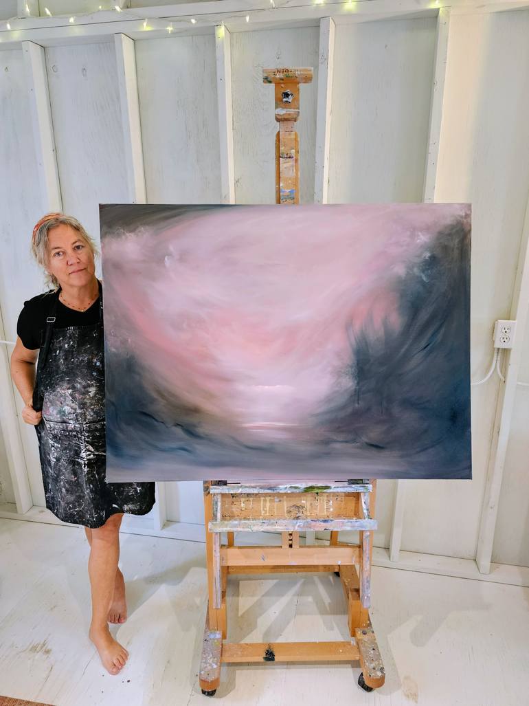 Original Abstract Expressionism Abstract Painting by Jennifer Baker