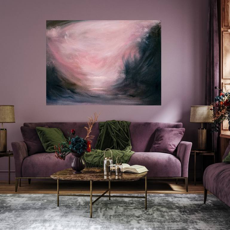 Original Abstract Expressionism Abstract Painting by Jennifer Baker