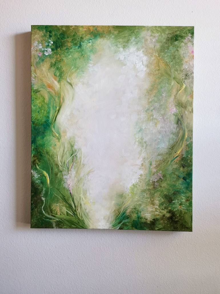 Original Abstract Expressionism Abstract Painting by Jennifer Baker