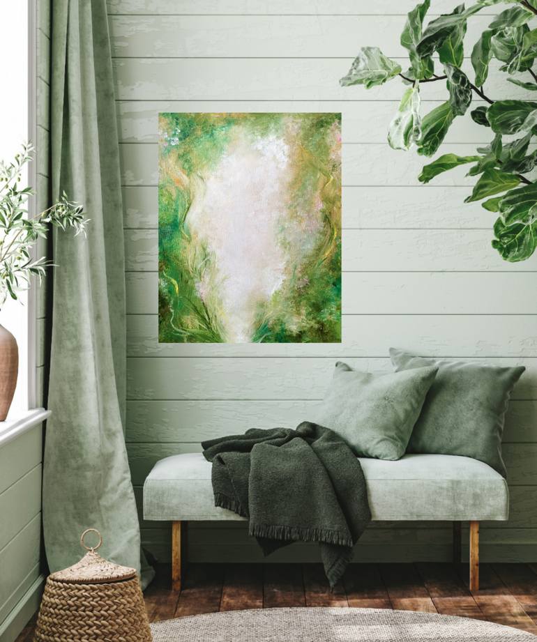 Original Abstract Expressionism Abstract Painting by Jennifer Baker