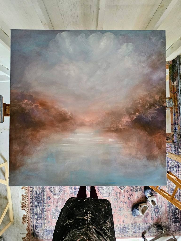 Original Abstract Landscape Painting by Jennifer Baker
