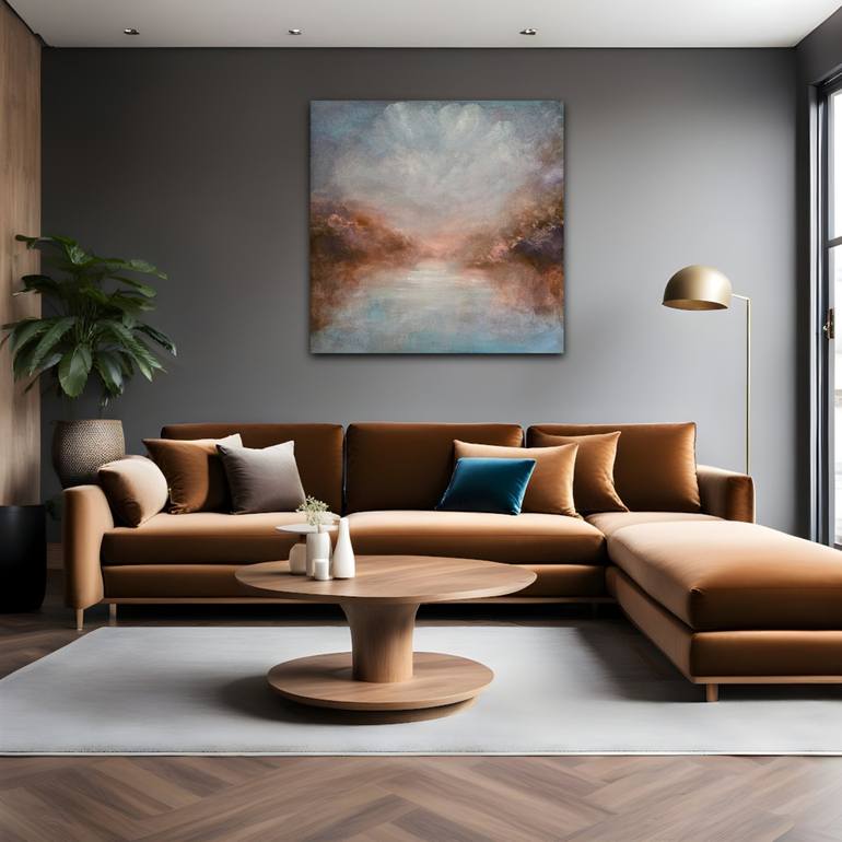Original Abstract Landscape Painting by Jennifer Baker
