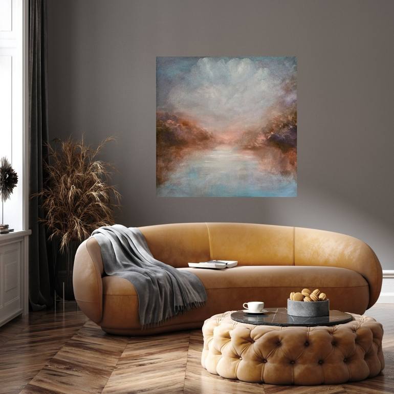 Original Abstract Landscape Painting by Jennifer Baker