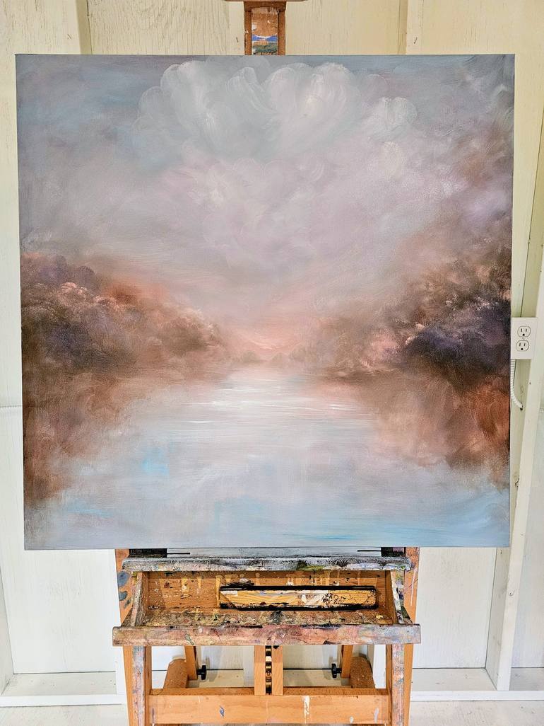 Original Abstract Landscape Painting by Jennifer Baker