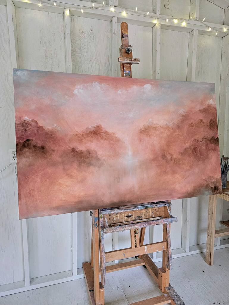 Original Abstract Landscape Painting by Jennifer Baker